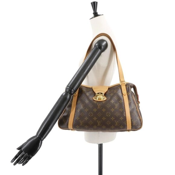 LOUIS VUITTON Monogram Stresa PM Shoulder Bag Brown M51186 Purse 90279032 - Picture 7 of 11